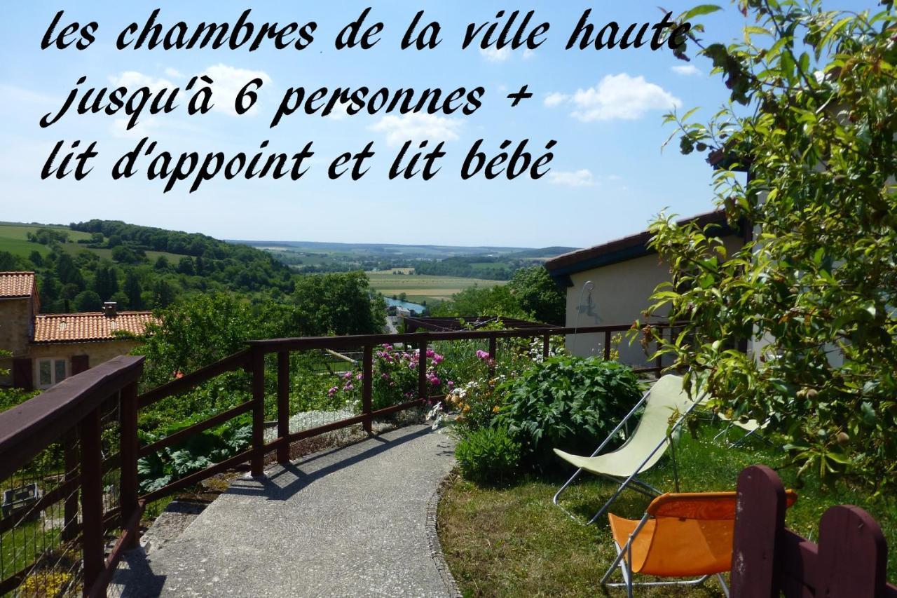 Les Chambres De La Ville Haute Dun-sur-Meuse エクステリア 写真