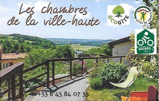 Les Chambres De La Ville Haute Dun-sur-Meuse エクステリア 写真